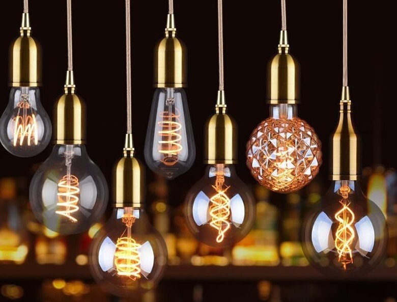 orange electric bulbs