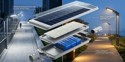 LED Solar Light vs Wired Systems: Commercial Efficiency and Color Selection Guide