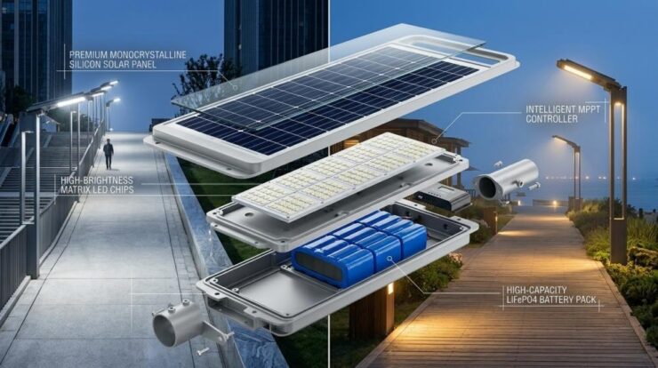 LED Solar Light vs Wired Systems: Commercial Efficiency and Color Selection Guide